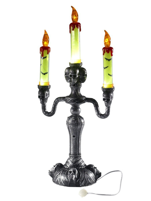 Light Up Ghostly Candelabra Prop