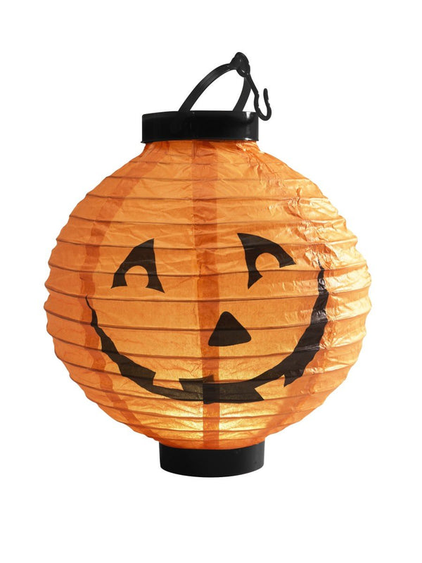 Light Up LED Paper Pumpkin Lantern Alternative View 1.jpg