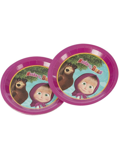 Masha and The Bear Tableware Party Plates x8 Alternative 1