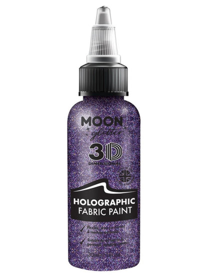 Moon Glitter Holographic Glitter Fabric Paint