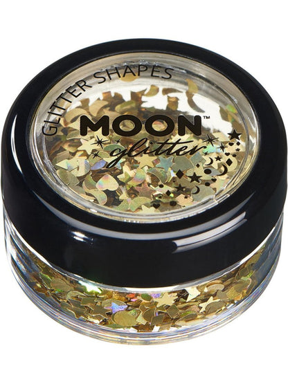 Moon Glitter Holographic Glitter Shapes