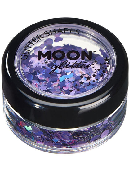 Moon Glitter Holographic Glitter Shapes