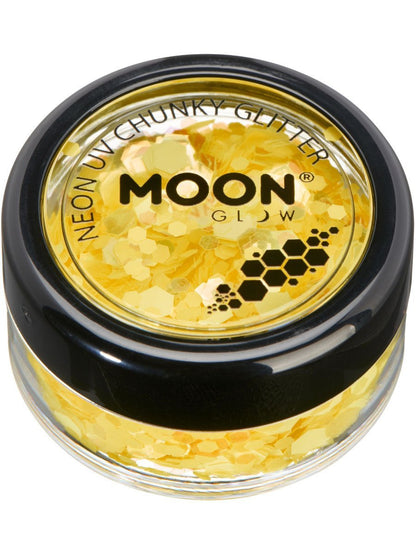 Moon Glow Neon UV Chunky Glitter