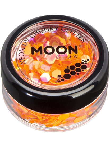 Moon Glow Neon UV Chunky Glitter