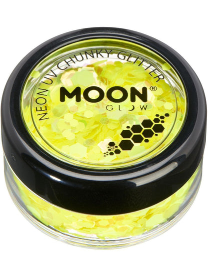 Moon Glow Neon UV Chunky Glitter