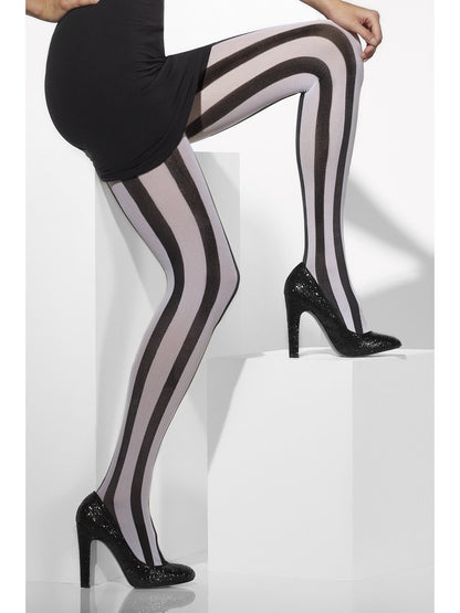 Opaque Tights, Black & White Alternative View 1.jpg