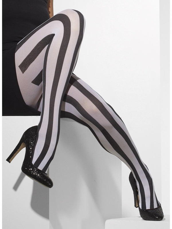 Opaque Tights, Black & White