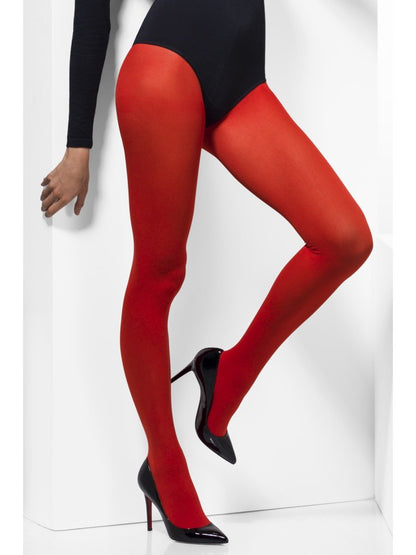 Opaque Tights, Red Alternative View 1.jpg