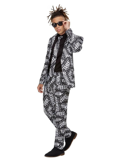 Parental Advisory Stand Out Suit Black White Alternative 1