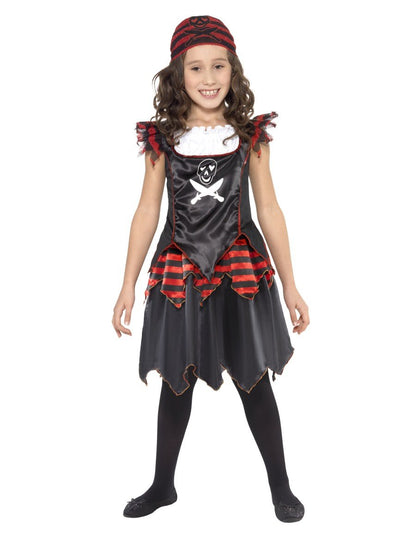 Pirate Skull & Crossbones Girl Costume Alternative View 1.jpg