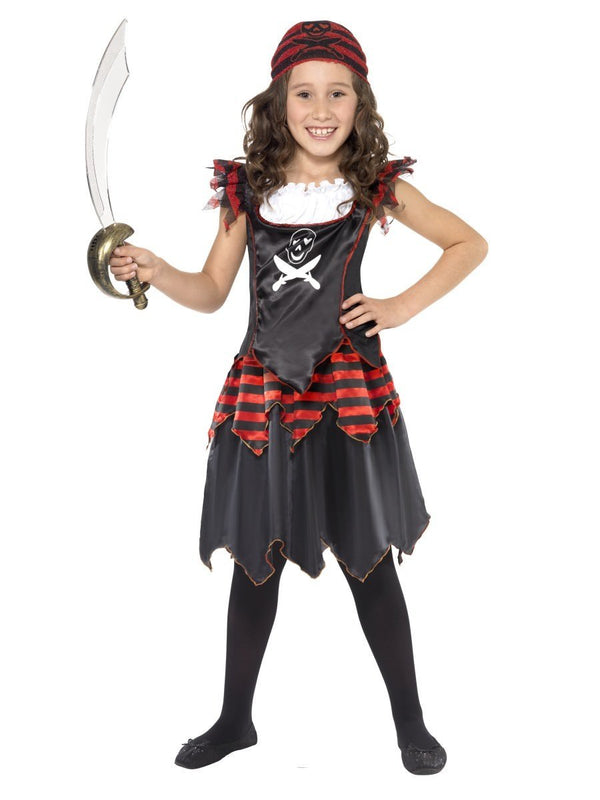 Pirate Skull & Crossbones Girl Costume