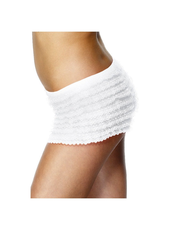 Ruffled Panties, White