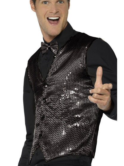 Sequin Waistcoat, Black Alternative View 1.jpg