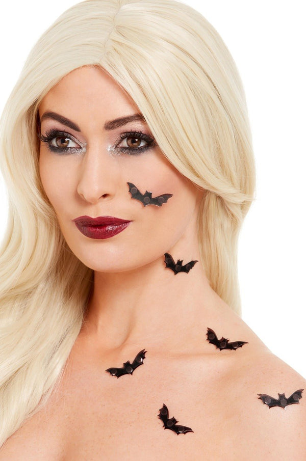 Smiffys Make-Up FX, 3D Bat Stickers