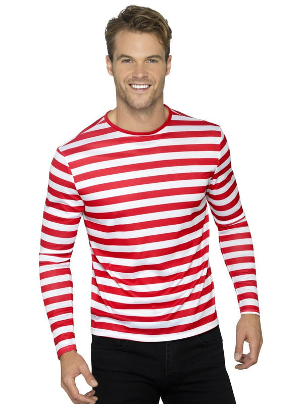 Stripy T-Shirt, Red