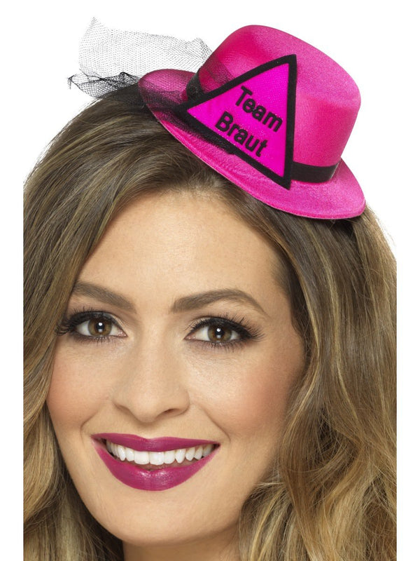 Team Braut Hat, Pink & Black