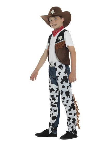 Texan Cowboy Costume, Child, Brown & Black Alternative View 1.jpg