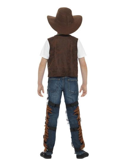 Texan Cowboy Costume, Child, Brown & Black Alternative View 2.jpg